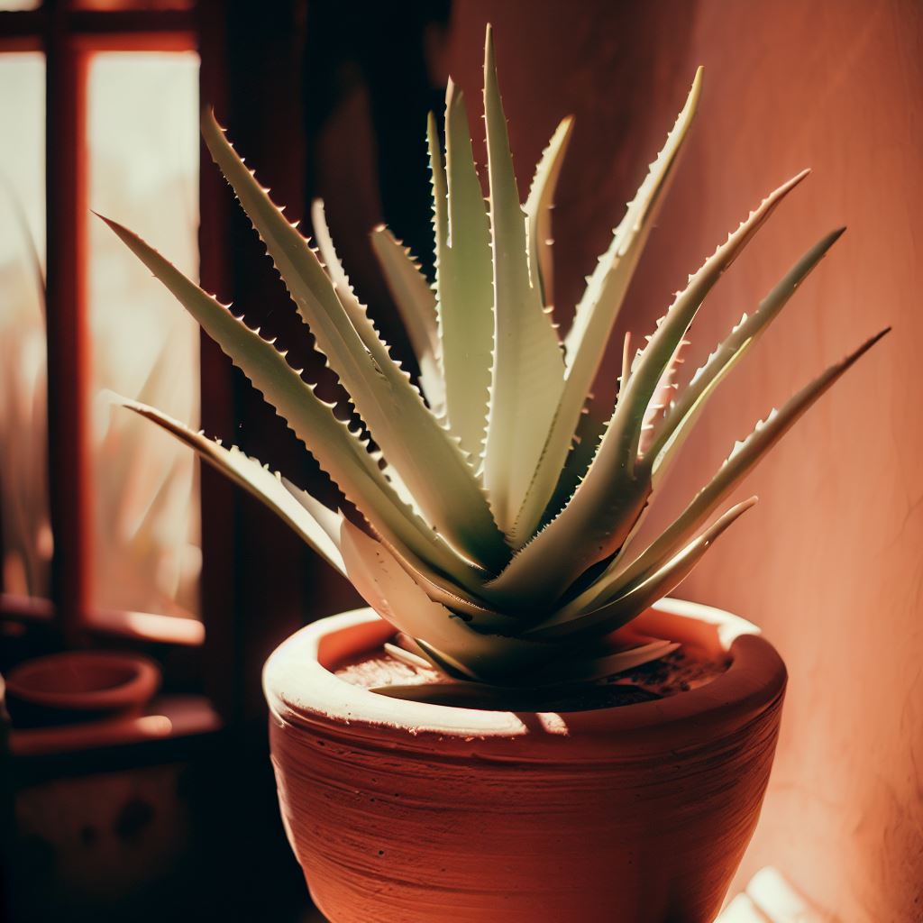 Aloe in home